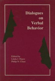 Cover of: Dialogues on Verbal Behavior by 