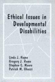 Cover of: Ethical issues in developmental disabilities