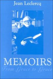 Cover of: Memoirs by Jean Leclercq