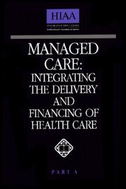 Cover of: Managed care by 