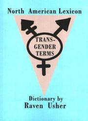 Cover of: North American Lexicon of Transgender Terms by Raven Usher