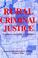 Cover of: Rural criminal justice