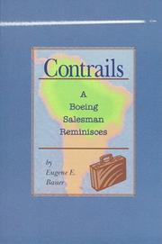 Cover of: Contrails : Reminisces of a Boeing Salesman