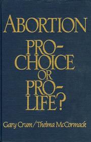 Cover of: Abortion by Gary Crum