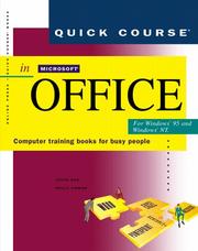 Quick course in Microsoft Office for Windows 95 and Windows NT by Joyce Cox
