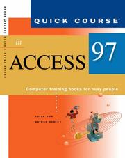Cover of: Quick course in Access 97: computer training books for busy people