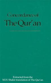 Cover of: Concordance of the Qur'an: Extracted from the M.H. Shakir Translation of the Qur'an