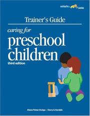 Cover of: Trainer's guide: caring for preschool children