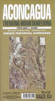 Cover of: Aconcagua Map: Trekking & Mountaineering