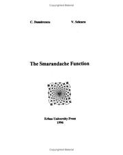 Cover of: The Smarandache function by C. Dumitrescu