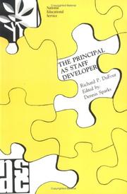 Cover of: The principal as staff developer