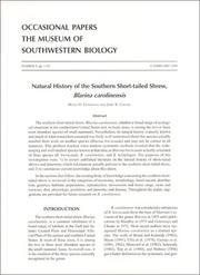 Cover of: Natural history of the southern short-tailed shrew, Blarina carolinensis