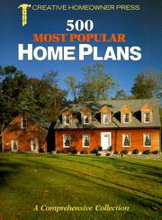 Cover of: 500 most popular home plans: a comprehensive collection.