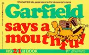 Cover of: Garfield says a mouthful