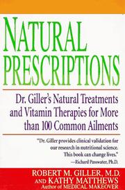 Cover of: Natural prescriptions
