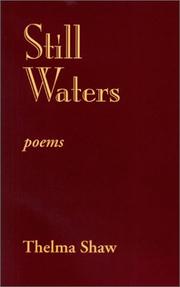 Cover of: Still waters: poems