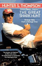 Cover of: The great shark hunt: strange tales from a strange time