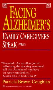 Cover of: Facing Alzheimer's by Patricia Brown Coughlan