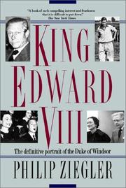 Cover of: King Edward VIII by Philip Ziegler