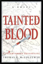 Cover of: Tainted blood: a novel