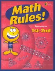 Cover of: Math Rules! (Grades 1-2) by Barbara VandeCreek