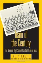 Cover of: Team Of The Century by Al Pickett