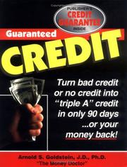 Cover of: Guaranteed Credit by Arnold S. Goldstein