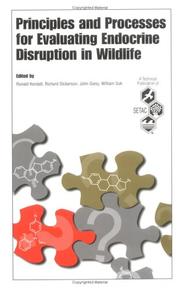 Cover of: Principles and processes for evaluating endocrine disruption in wildlife