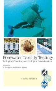 Cover of: Porewater Toxicity Testing by Chemical, and Ecological Considerations (2000 : Pensacola, Fla.) Workshop on Sediment Porewater Toxicity Testing: Biological, SETAC (Society)