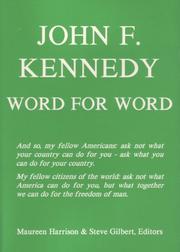 Cover of: John F. Kennedy, word for word