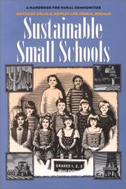 Cover of: Sustainable small schools by edited by Craig B. Howley and John M. Eckman.