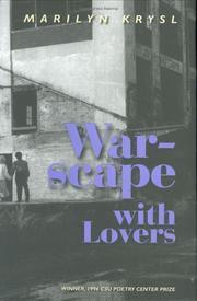 Cover of: War-scape with lovers by Marilyn Krysl