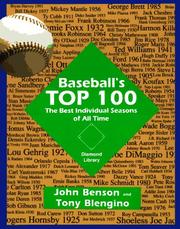 Cover of: Baseball's Top One Hundred: The Best Individual Seasons of All Time