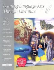 Cover of: Learning Language Arts Through Literature: The Gray Teacher Book (8th-9th Grades)