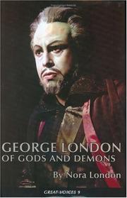 Cover of: George London: Of Gods and Demons (Great Voices)