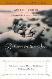 Cover of: Return to the Sea: Reflections on Anne Morrow Lindbergh's Gift from the Sea