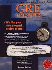 Cover of: GRE Time Saver: A Concise, Effective Review for the Graduate Record Examination