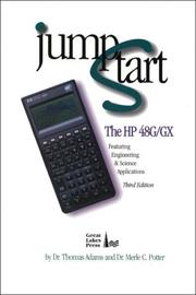 Cover of: Jump start the HP 48G/GX | Adams, Thomas Ph.D.