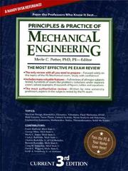 Cover of: Principles and Practice of Mechanical Engineering Review