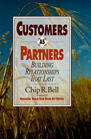 Cover of: Customers as Partners by Chip R. Bell, Chip R. Bell