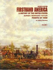 Cover of: Firsthand America: A History of the United States