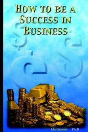Cover of: How to Be a Success in Business
