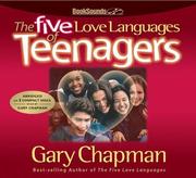 Cover of: The Five Love Languages of Teenagers CD | Gary Chapman
