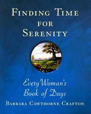 Cover of: Finding time for serenity: every woman's book of days