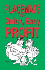 Cover of: Placemats for Quick, Easy Profit