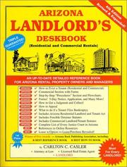 Arizona Landlord's Deskbook by Carlton C. Casler