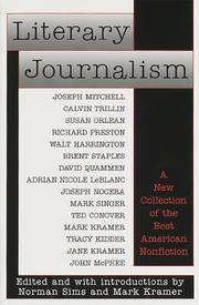 Cover of: Literary journalism: a new collection of the best American nonfiction