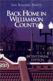 Cover of: Back home in Williamson County by Lyn Sullivan Pewitt