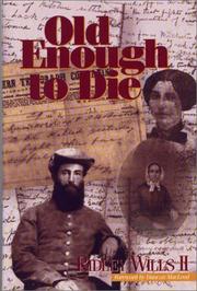 Cover of: Old enough to die