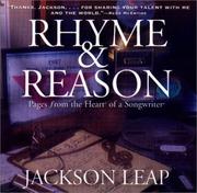 Cover of: Rhyme & reason: pages from the heart of a songwriter